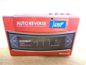 ナショナル JUMP RQ-JA100 赤/レッド ポータブルカセットプレーヤー本体 