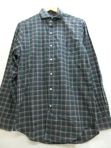 POLO RALPH LAUREN ポロ ラルフローレン 長袖チェックシャツ Shirt S 170/92A タグ付き 綿100% Made in India