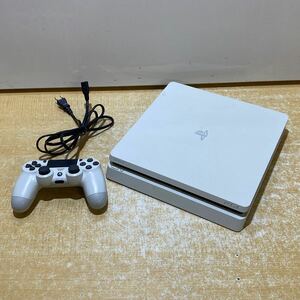 ♪ ソニー SONY PS4 本体/箱 セット 500GB Playstation4 CUH-2100A 初期化/動作確認済 プレステ4 グレイシャーホワイト