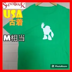 USA 古着 アニメ SuperBook スーパーブック ロビック Tシャツ