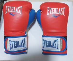 ボクシンググローブ14オンス EVERLAST エバ―ラストバワーロック　カラー：レッド×ホワイト×ブルー