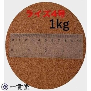 ライズ4号 1kg (500g×2袋) (粒径0.58～0.84mm) 日清丸紅飼料 小分け品 メダカ めだか エサ 餌 送料無料