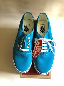 新品 26.5cm ロンハーマン限定 Vans Authentic Enamel Blue エナメルブルー