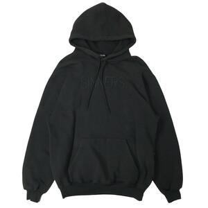 バレンシアガ BALENCIAGA SINNERS パーカー シナーズ プルオーバー ブラック 487209 TBV45 国内正規品 XS