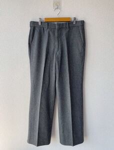 80s Levis リーバイス ウール スラックス W31 TRIMCUT SLACKS グレー 日本製 パンツ