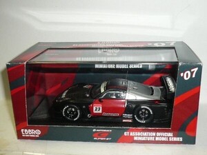 ☆1/43 EBBRO SUPER GT500 XANAVI NISMO Z TEST CAR No.23 黒