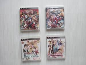 ps3　4本セット 英雄伝説　閃の軌跡　閃の軌跡Ⅱ　　　　テイルズ オブ エクシリア　エクシリア2