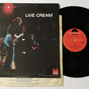 UK イギリス盤 ORIG LP■Cream■Live Cream■Polydor 赤ラベル A1/B1マトリックス オリジナル ステレオ【試聴できます】