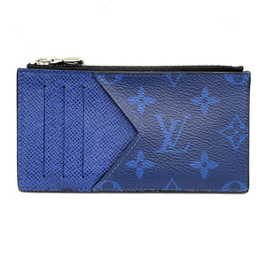 【中古】ルイヴィトン LOUIS VUITTON コインケース カードケース　M30270　小銭入れ　コバルト 青