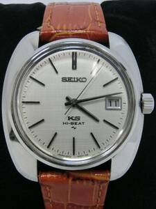 ‡ 0229 1000円～ KS SEIKO キング セイコー ハイビート メダリオン 手巻き 4502-8000 腕時計 アナログ 3針 社外ベルト 稼働確認済