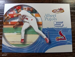 【枚数限定シリアル入り】2001 Fleer Futures ALBERT PUJOLS アルバート・プホルス ROOKIE ルーキーカード RC