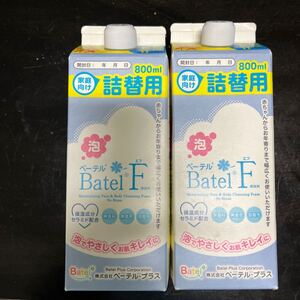 詰め替え用　泡べーテルF 清拭・洗浄料　800mL　BF04 2本