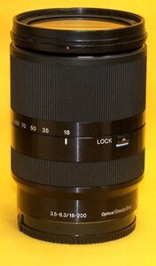 ★一発即決★訳あり★ジャンク品★SONY純正★E 18-200mm F3.5-6.3 OSS LE★ファームウェアは最新の「Ver.02」です★SEL18200LE★