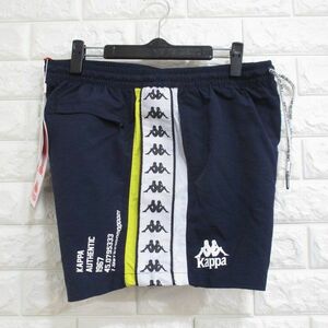 【未使用！】Kappa カッパ◆インナー付 スイムショーツ ショートパンツ(ネイビー)◆XL/O