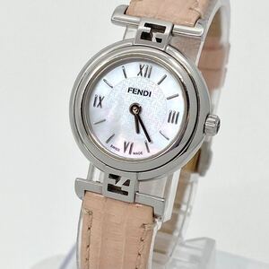 腕時計 レディース FENDI クォーツ quartz シェル シルバー silver サファイアクリスタル 000-2700L-371 フェンディ Watch Y2219