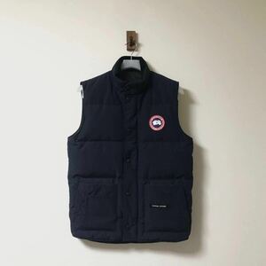 美品 国内正規品 CANADA GOOSE FREESTYLE ダウンジャケット ベスト ネイビー