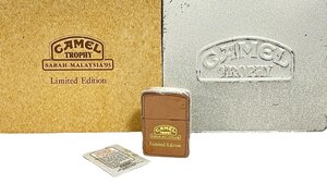 1円●未使用5000個限定●ZIPPO ジッポー CAMEL トロフィー キャメル●サバ・マレーシア オイルライターセット●工具/ブリキ缶/オイルタンク