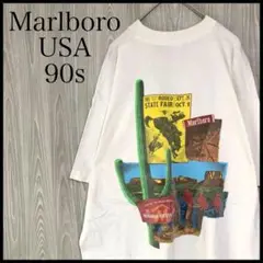 マルボロ フルーツオブザルーム 半袖ポケットTシャツワンポイントロゴUSA製