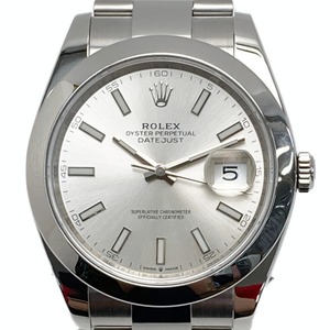 ☆☆ ROLEX ロレックス デイトジャスト41 自動巻き オイスターブレス 126300 OH済 箱・取説付 目立った傷や汚れなし