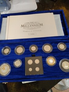 イギリス 2000 MILLENNIUM SILVER COLLECTION プルーフ銀貨13種揃い　