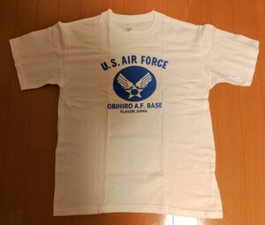 US AIR FORCE Tシャツ USエアフォース　帯広ベース　サイズM 空軍プリントTシャツ　