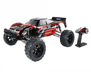 新価格！新品・完成品45ccRCカー 2WD Baja5T-MAX シルバーサス仕様 すべて揃ったエンジン・受信機・サーボ・送信機etc ROVANSPORTS