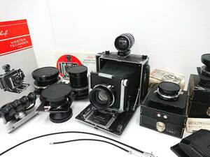 Linhof リンホフ MASTER TECHNIKA マスターテヒニカ 9x12cm/4x5inch レンズ×6 大判カメラ