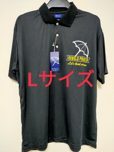 Lサイズ！①送料無料！即決！Arnold Palmer 半袖 吸汗速乾 ポロシャツ 【ブラック】黒 Tシャツ メンズ ゴルフウェア カジュアル 紳士用