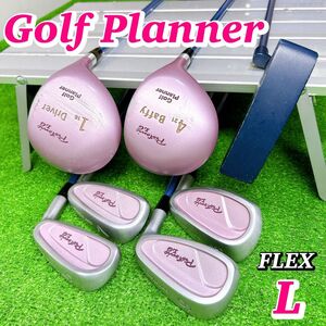 Golf Planner ゴルフプランナー　レディース　クラブハーフセット 女性 L ドライバー ウッド アイアン パター