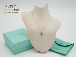 ティファニーTiffany & Co.　SV925　テンダネスハートクロスネックレス　約3.5g　