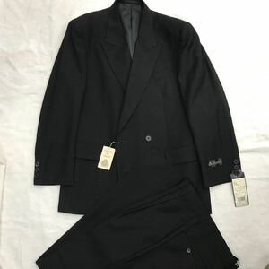 新品　未使用　日本製　MIYUKI フォーマルダブルスーツ ミユキ　サイズA3 ウール100% 台場仕立て　極上品　冠婚葬祭　フォーマル　礼服