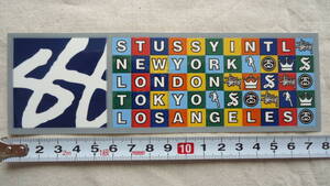 Stussy Sticker ステッカー レターパックライト ステューシー 56枚組シート NYC LA TOKYO LONDON PARIS 530