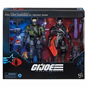 G.I. Joe Classified Series Steel Corps Commander Vs. Twilight Guard(141) 6-Inch Action Figure 2-Pack