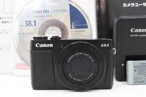 【良品】CANON キヤノン デジタルカメラ PowerShot G9 X(ブラック) 光学3.0倍ズーム 1.0型センサー PSG9X(BK) #LE2024828