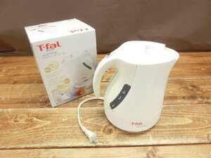 【O-7395】T-falティファール 電気ケトル 大容量モデル 1.2L ジャスティンホワイト 東京引取可【千円市場】