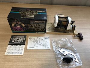 393 F 【中古】SHIMANO シマノ　リール　SLS デジタナ　LEVER DRAG 2SPEED GT6000