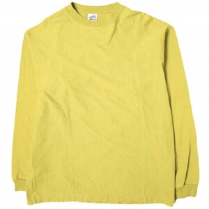 BEAUTY＆YOUTH ビューティーアンドユース 23SS 10oz ヘビーワイドクルーネックカットソー 1212-199-8225 XL MUSTARD 長袖 Tシャツ g17742