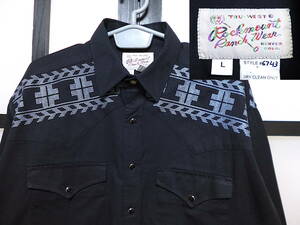 ロックマウント 刺繍入り ウエスタンシャツ / Rockmount Western Shirt ネイティブ エスニック