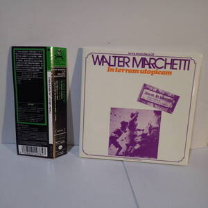 帯付 紙ジャケ【CD】ワルテル・マルケッティ　石の赴くままに WALTER MARCHETTI In Terra Utopicam【中古品】