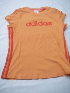 S150 adidas アディダス　半袖Tシャツ　オレンジ　レディースMサイズ 新品未使用　スポーツウェア