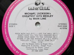 Main Line/Michael Jackson Greatest Hits Medley