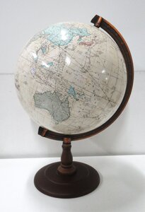 C858◆アンティーク 地球儀 DIAMETER GLOBE 世界地図 球径約30cm 教材 置物 飾物 地理 卓上 机上アクセサリー