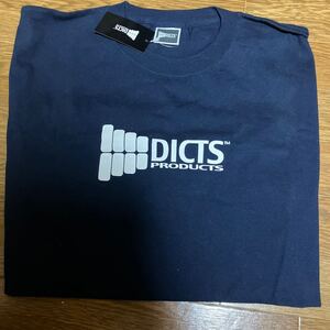 ［未着用］ハイドアップ DICTS Tシャツ 厚手生地　XLサイズ ネイビー