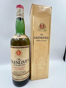 【未開栓】ザ・グレンリベット 12年 The GLENLIVET AGED 12 YEARS 750ml 43% 箱付き 古酒 【AJ039】