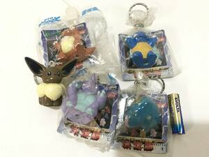 4 ポケットモンスター ソフトキーホルダー 決定版 5種セット イーブイ ガルーラ ニドキング カメール フシギバナ ポケモン Pokemon holder