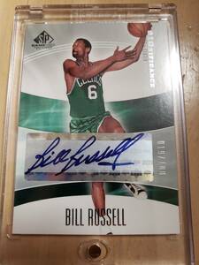 100枚限定 サイン 2004 -05 UD SP Games Used Edition Significance BILL RUSSELL Auto (#/100) / ビル ラッセル Autograph