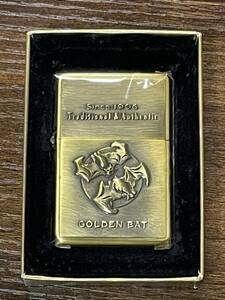 zippo GOLDEN BAT 1937REPLICA GOLD 限定品 ゴールデンバット 1995年製 1937レプリカ ゴールド デットストック ケース 保証書