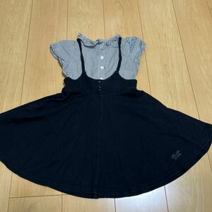 ポンポネット　ワンピース 120cm 半袖ワンピース 女の子 子供服 キッズ 