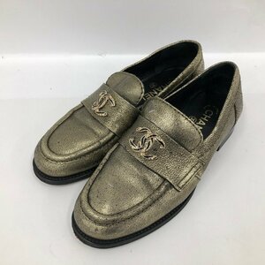 CHANEL　シャネル　ココマーク　ローファー　G31961　サイズ37 1/2【CFAV8014】