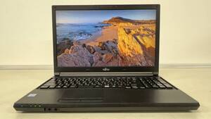 中古ノートパソコン★Windows10★Fujitsu Core i5-7200U/@2.70GHz/4GB/SSD 256GB/15インチ以上★